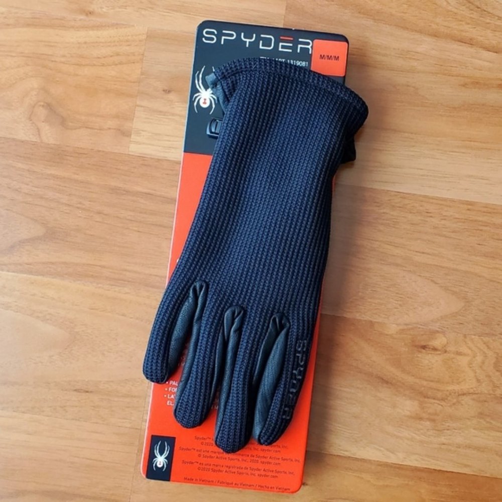 Brand New Uni-Sex Spyder Ski Gloves Size Med.
